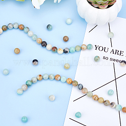 Натуральный цветок амазонитовые бусины пряди&nbsp;G-OC0001-44