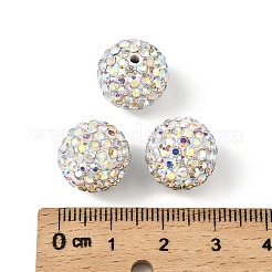 Pave disco бусины&nbsp;RB-Q195-14mm-AB