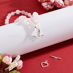 2 шт. 925 застежки-тоггл из стерлингового серебра&nbsp;FIND-PH0022-60