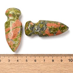 Natürliches Unakit-Schwertmodell-Ornament&nbsp;DJEW-C019-02I