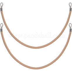 Poignées de sac rondes en simili cuir PU&nbsp;FIND-WH20023-029P-04