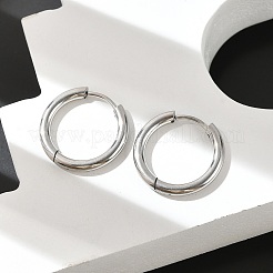 Фурнитура для сережек-колец Huggie Hoop из нержавеющей стали 304&nbsp;STAS-I097-051B