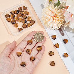 1 нить бусин из натурального тигрового глаза G-OC0005-79