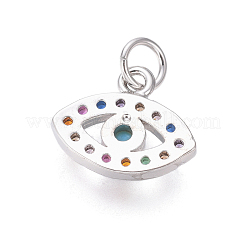 Латунные микро проложить кубического циркония подвески ZIRC-I032-70P