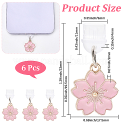 6 шт. пылезащитные заглушки из смолы для мобильных телефонов&nbsp;FIND-CN0002-01