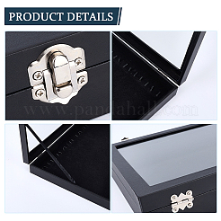 Vitrines à colliers en bois recouvert de cuir PU&nbsp;AJEW-WH20054-340A