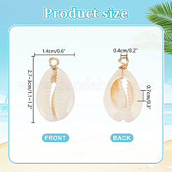 100 шт. подвески из натуральной ракушки каури FIND-PH0021-26