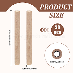 Chevilles creuses en bois&nbsp;AJEW-WH0604-55