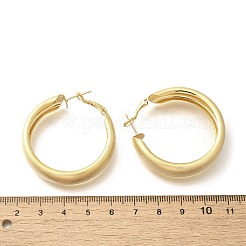 Серьги-кольца из латуни для женщин&nbsp;LS-EJEW-A121-17B-G