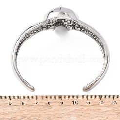 Браслеты-манжеты из хирургической нержавеющей стали 316&nbsp;BJEW-C142-01B-AS