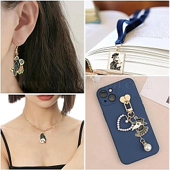 16шт 16 стиля подвески из сплава с эмалью&nbsp;ENAM-YW0004-93