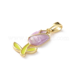 Латунь эмаль подвески&nbsp;LS-KK-P320-06G-01