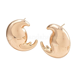 Латунь серьги EJEW-H168-13G