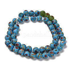 Бусины ручной работы матового бисера&nbsp;LAMP-C016-04C-05