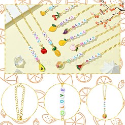 12 шт. подвеска из сплава эмали и акрила&nbsp;HJEW-CJ00055