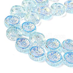 Полугальванизированная краска для запекания стеклянные бусины нити EGLA-K061-11A-AB06