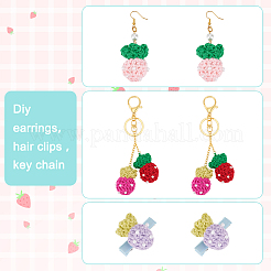 12 шт. 6 цвета шерстяные аксессуары для ручного вязания крючком DIY-DR0001-09