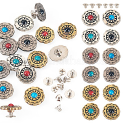 24 набор пуговиц из синтетического камня BUTT-TA0001-23