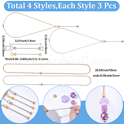 6 collana a catena in acciaio inossidabile 304 da 2 colori per uomo e donna&nbsp;STAS-SC0020-88