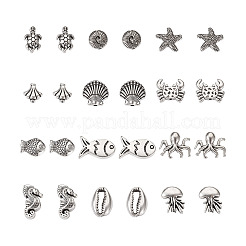 60шт 12 стиля бусины из сплава в тибетском стиле&nbsp;FIND-FW0001-18