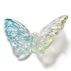 Двухцветные прозрачные акриловые бусины&nbsp;LS-X-OACR-E041-06D