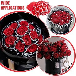 1 пакет полиэстеровая сетчатая бумага для упаковки букетов цветов&nbsp;OCOR-BC0007-29D