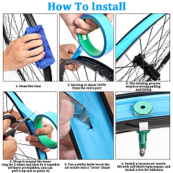 Защитные ленты для обода велосипедной шины для домашних животных AJEW-WH20010-94A