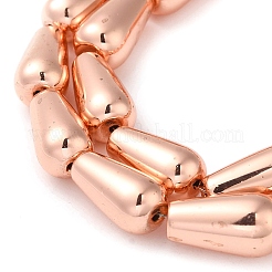 Гальванические нити синтетических магнитных гематитовых бусин&nbsp;G-Q1009-F01-01RG