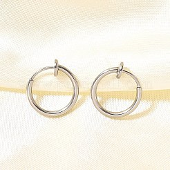 Выдвижные серьги-клипсы из нержавеющей стали марки 304 STAS-I097-078P