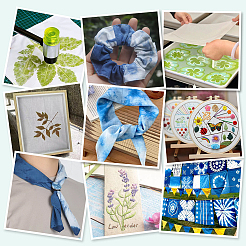 Хлопчатобумажные ткани DIY-WH0622-126