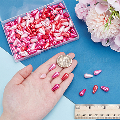 150 шт. 5-х цветные бусины из АБС-пластика&nbsp;CCB-PH0001-28