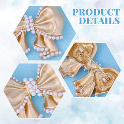 3 шт. 3 стиля броши-банта из цинкового сплава&nbsp;JEWB-CA0001-62