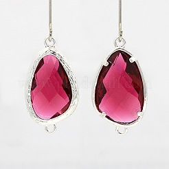 Соединители со стеклянными линзами из латуни с серебряным покрытием&nbsp;GLAA-J033-03S