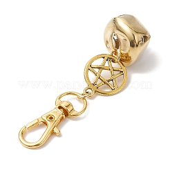 Eisen Glocke Anhänger Dekoration&nbsp;HJEW-JM02276-02