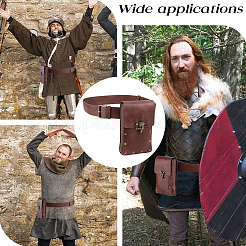 Женская поясная сумка из искусственной кожи для мобильного телефона на открытом воздухе&nbsp;AJEW-WH0504-39A