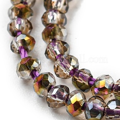 Стеклянные бусины с гальваническим покрытием &nbsp;EGLA-F149-HP-02