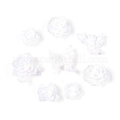 Кабошоны из светящейся цветочной смолы CRES-T025-10A