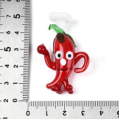 Decorazioni per esposizione di chef di peperoni in cartone animato lavorate a lume fatte a mano&nbsp;LAMP-T025-13C