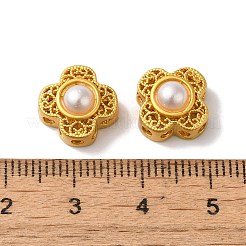 Покрытие стойки полые латунные бусины KK-K381-20A-MG