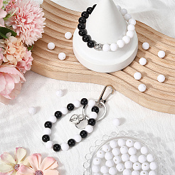 Непрозрачные акриловые бусины&nbsp;MACR-SP0001-85D