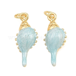 Pendentifs d'émail en laiton &nbsp;KK-CBA3297-04B-G