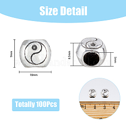 Европейские сплавочные бусины тибетского стиля &nbsp;FIND-DC0002-68