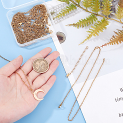 12 шт. ожерелья из нержавеющей стали 304 толщиной 2 мм&nbsp;NJEW-BBC0001-02