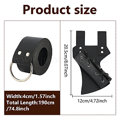 Ножны для меча из искусственной кожи AJEW-WH0248-582A