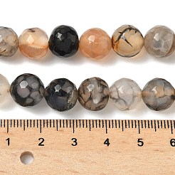 Природный агат бисер нитей G-M437-C01-01V