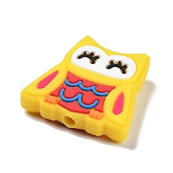 Сова пищевые экологически чистые силиконовые фокусные бусины&nbsp;SIL-B001-01A