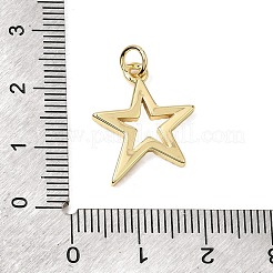 Pendenti in zirconi cubici trasparenti in micro pavè di ottone&nbsp;CU-CBA3C32-06G