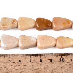 Природный Топаз нефрита бисер нитей G-N354-02B-01