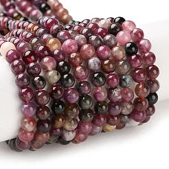 Натуральный турмалин бисер нитей G-L637-A01-4mm