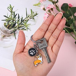 Брелки из сплава эмали KEYC-SW00007-03